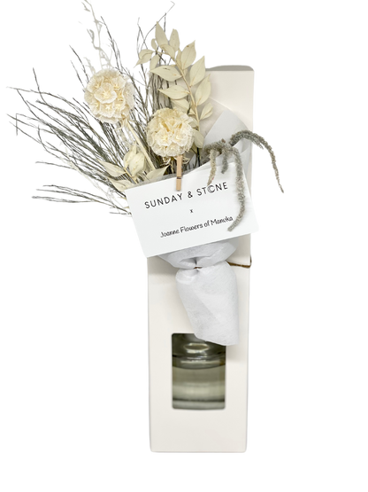 Canberra handmade reed diffuser with dried florals for same day delivery
