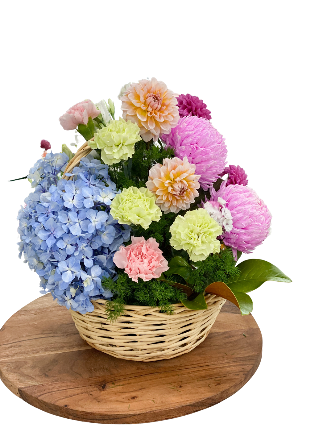 Bouquet in a Basket