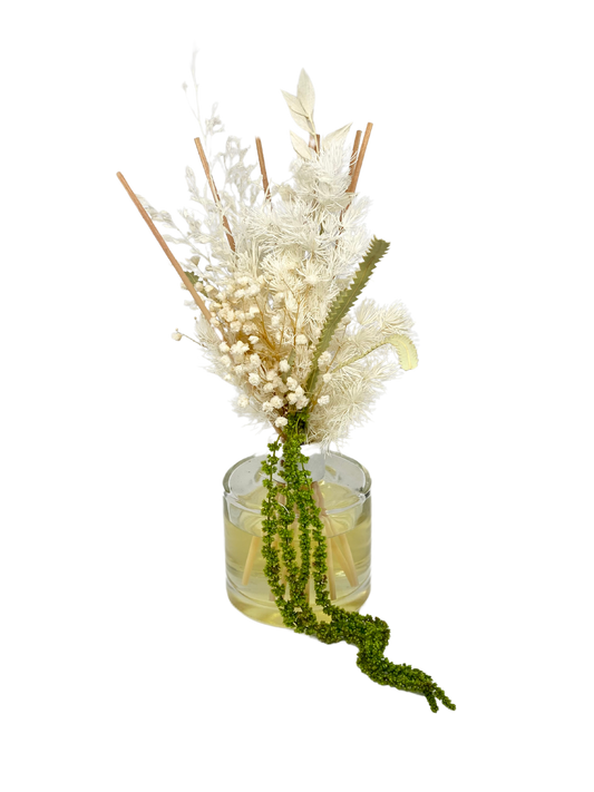 Canberra handmade reed diffuser with dried florals for same day delivery
