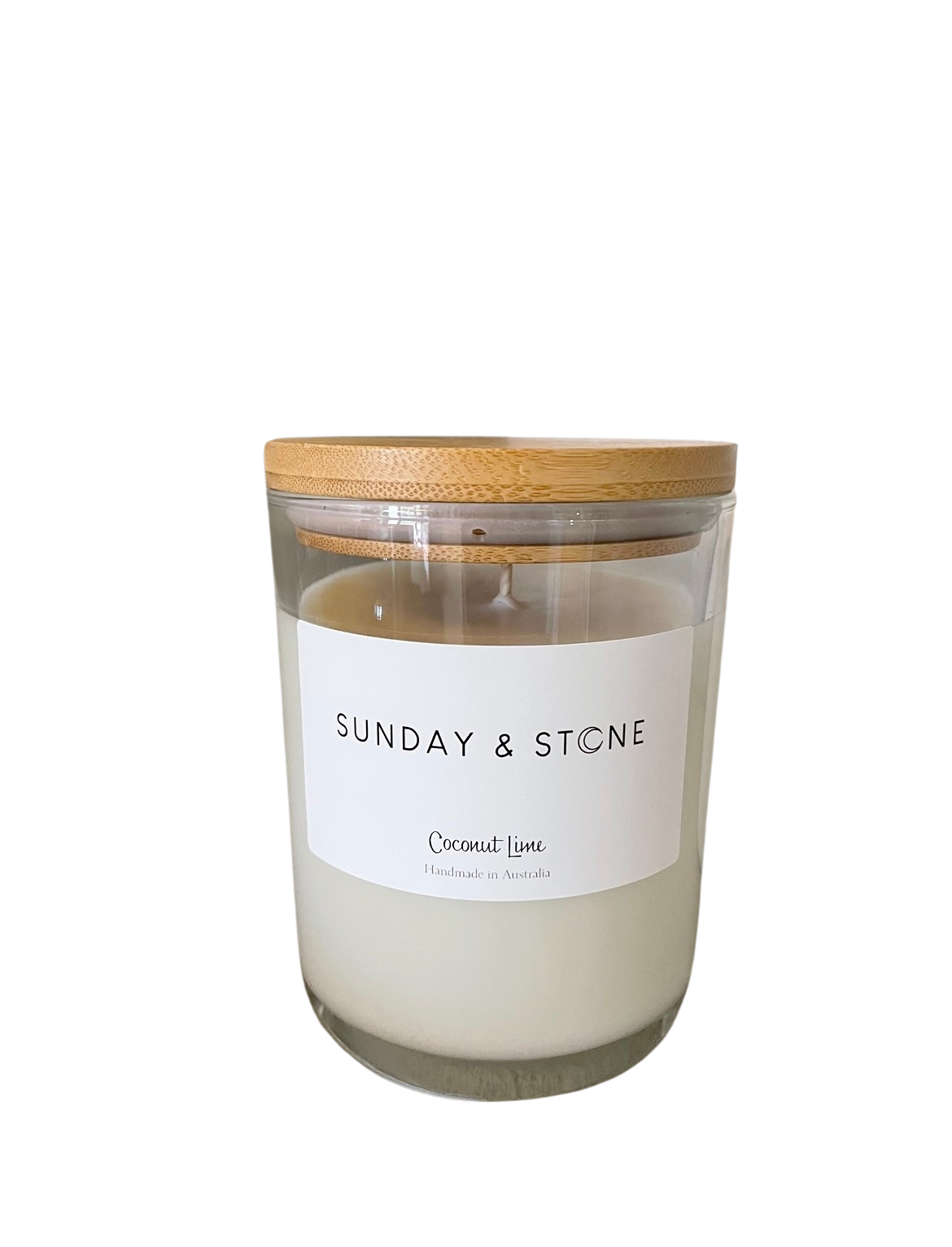 Handmade Soy Candle by Canberra artist to compliment fresh flowers