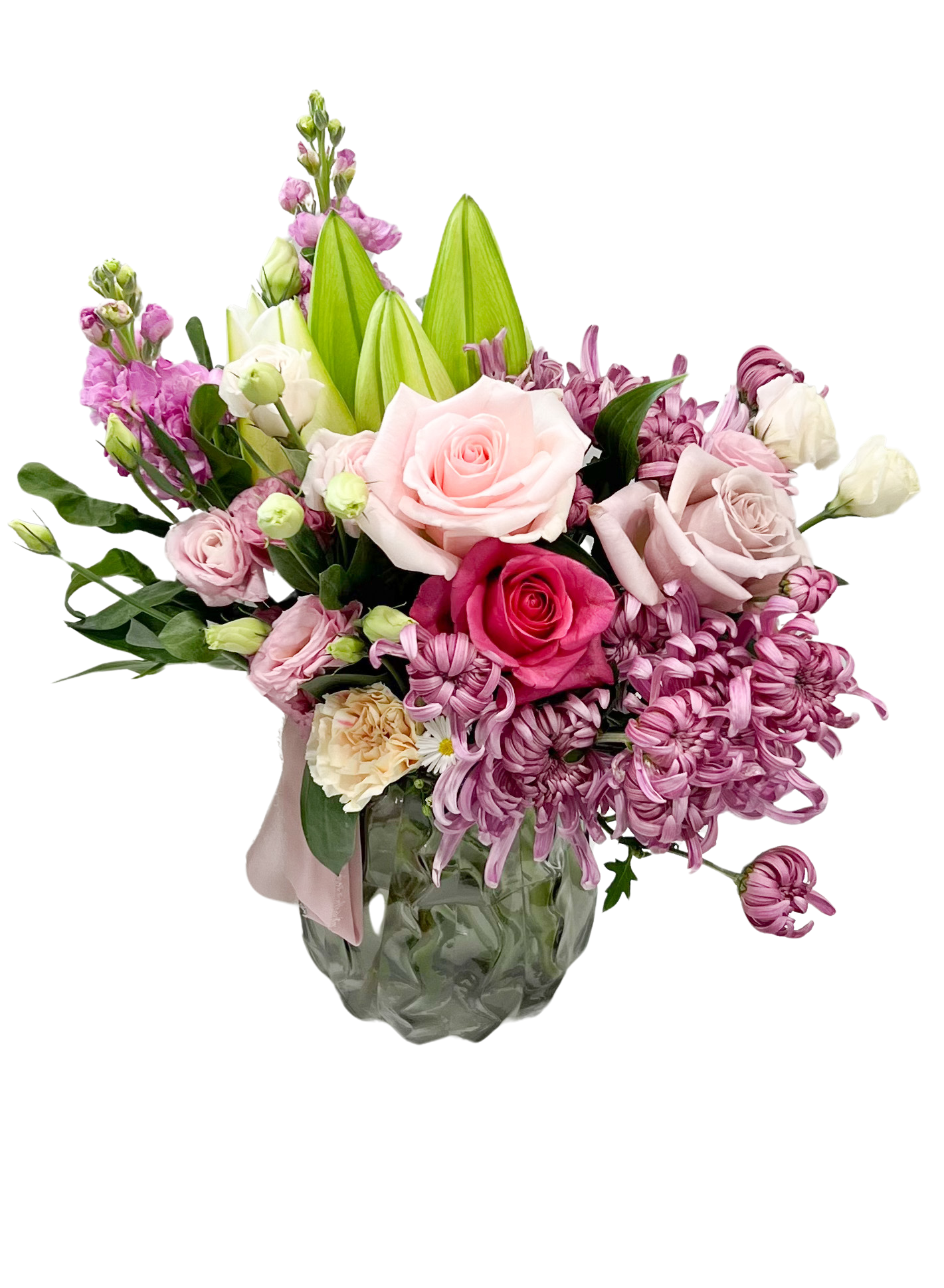 Elegant fresh flowers in a vase for same day delivery in Canberra