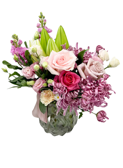 Elegant fresh flowers in a vase for same day delivery in Canberra