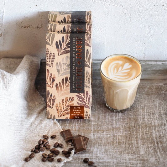 Jasper & Myrtle Chocolates: Local Canberra Delights – Dark, Milk, and White Varieties