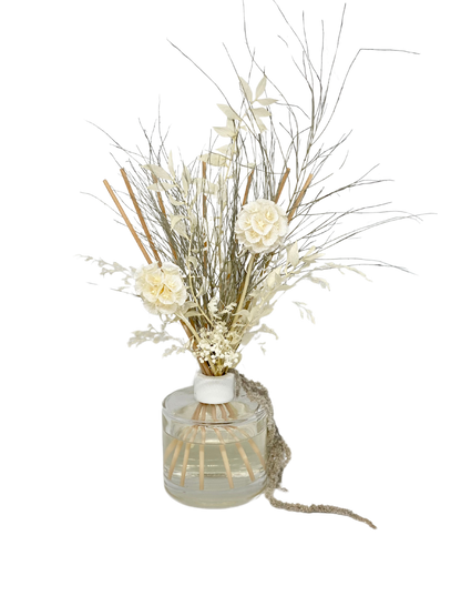 Canberra handmade reed diffuser with dried florals for same day delivery