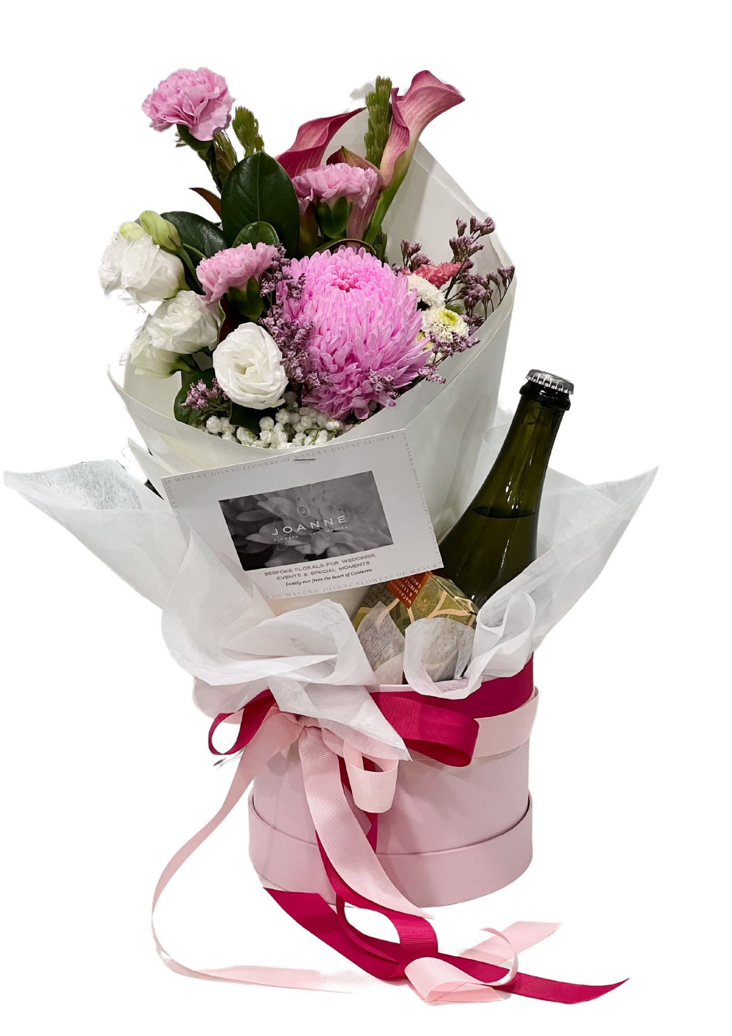 Mother's Day Floral, Wine & Chocolate Hamper