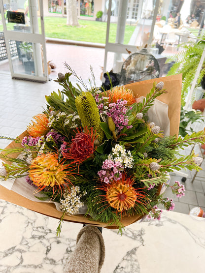 long lasting locally sourced native flower bouquet in Canberra and Queanbeyan
